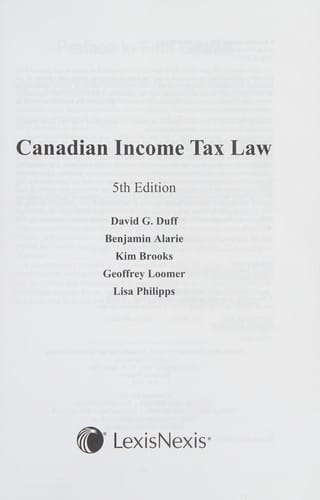 Canadian income tax law