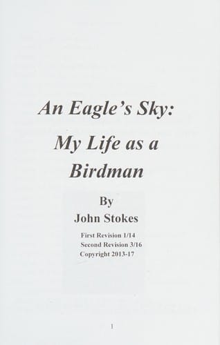 An eagle's sky: my life as a birdman