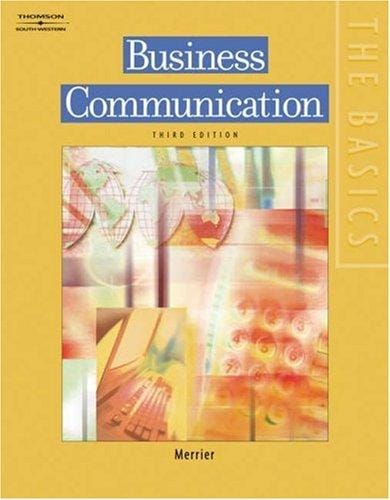 The Basics: Business Communication