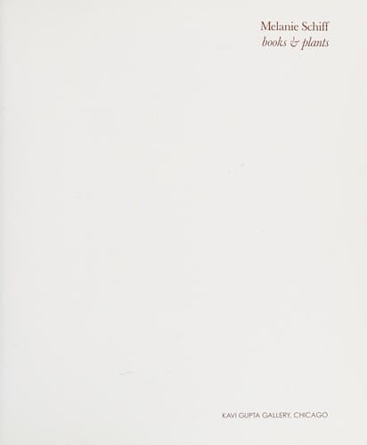 Melanie Schiff: books & plants