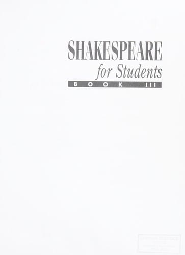 Shakespeare for students: critical interpretations of ...