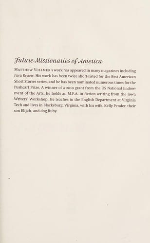 Future missionaries of America