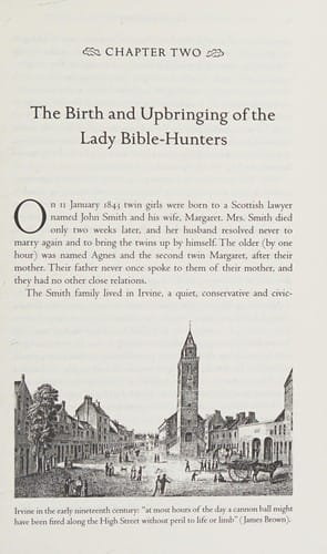 The sisters of Sinai: how two lady adventurers discovered the hidden Gospels