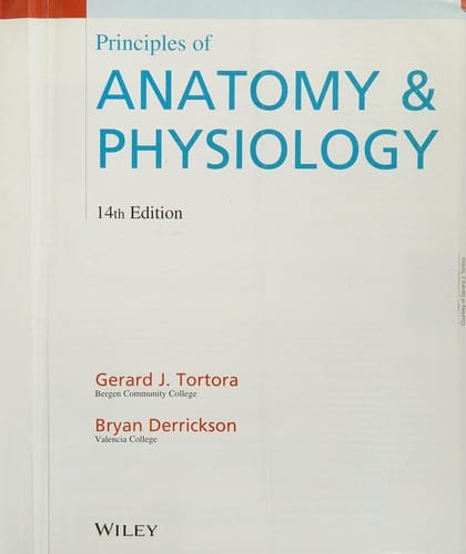 Principles of anatomy & physiology