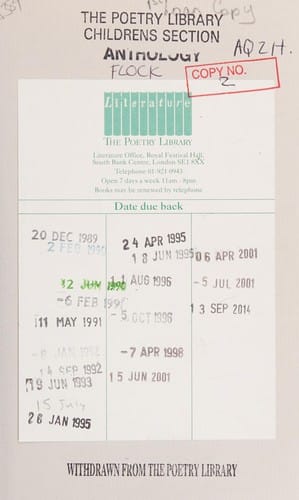 A flock of words: an anthology of poetry for children & others