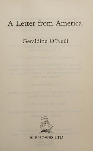 A letter from America