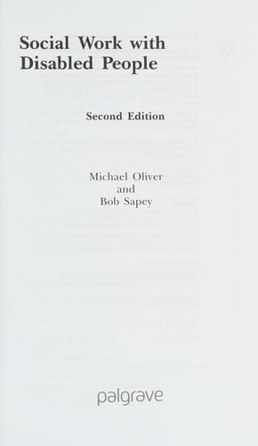 Social work with disabled people