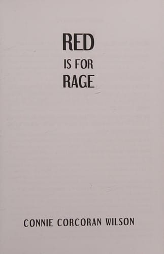 Red is for rage