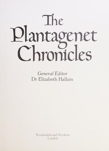 The Plantagenet chronicles