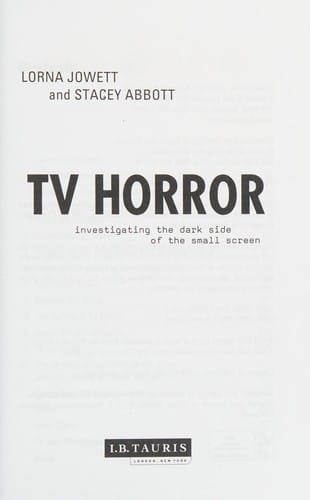TV horror: investigating the dark side of the small screen
