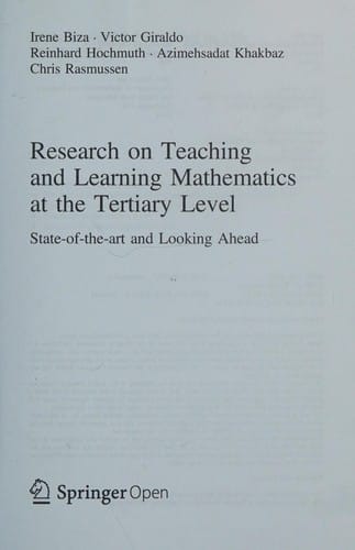Research on Teaching and Learning Mathematics at the Tertiary Level