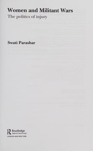 Women and Militant Wars: The Politics of Injury