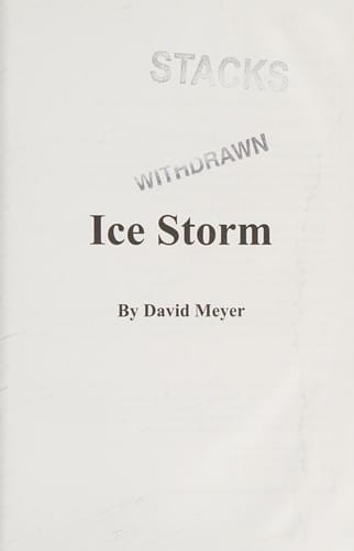 Ice storm
