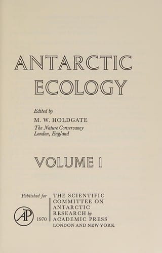 Antarctic ecology
