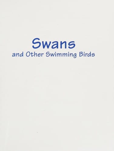 Swans and other swimming birds