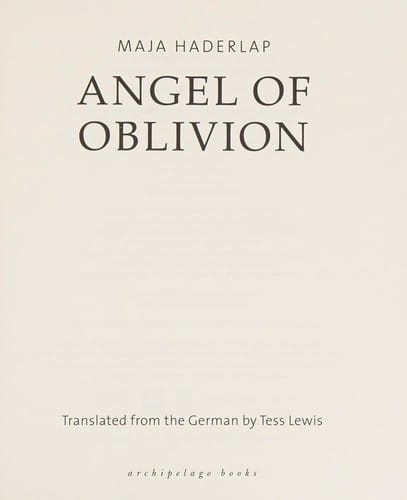 Angel of Oblivion