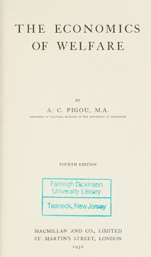 The economics of welfare