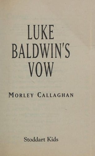 Luke Baldwin's vow