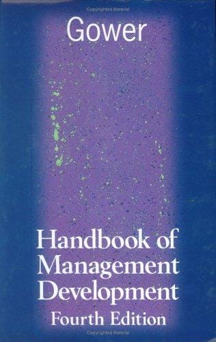 Gower handbook of management development