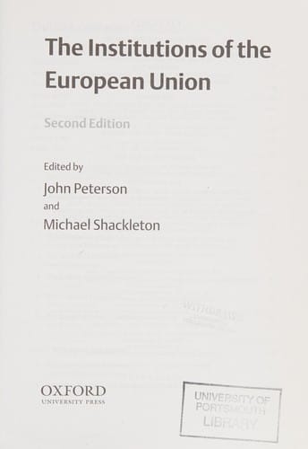 The institutions of the European Union