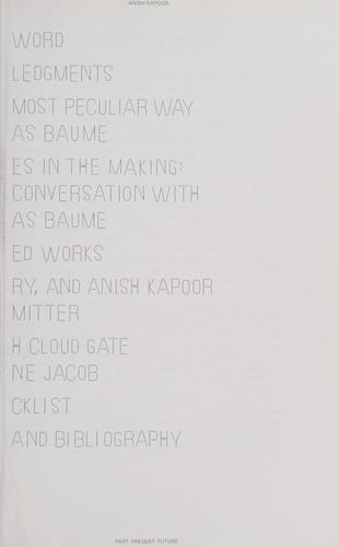 Anish Kapoor: past, present, future