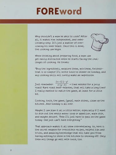 Today I cook: a man's guide to the kitchen