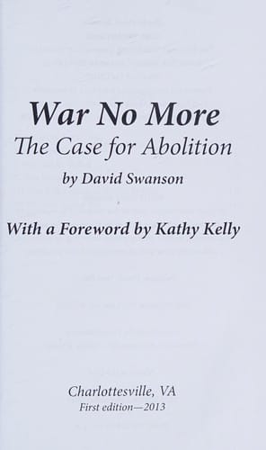 War no more: the case for abolition
