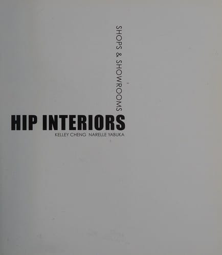 Hip interiors: shops & showrooms