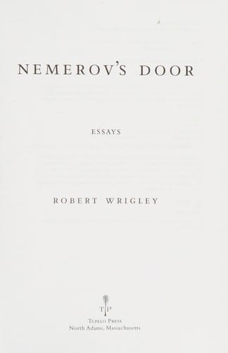 Nemerov's door: essays