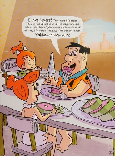 Fred flintstone's adventures with levers: lift that load!