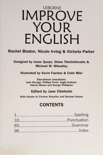 Improve Your English (Better English)