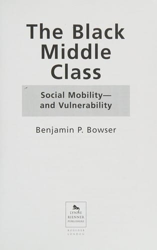 The Black middle class: social mobility - and vulnerability