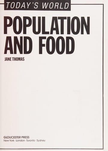 Population and food