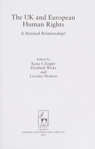 UK and European Human Rights: A Strained Relationship?