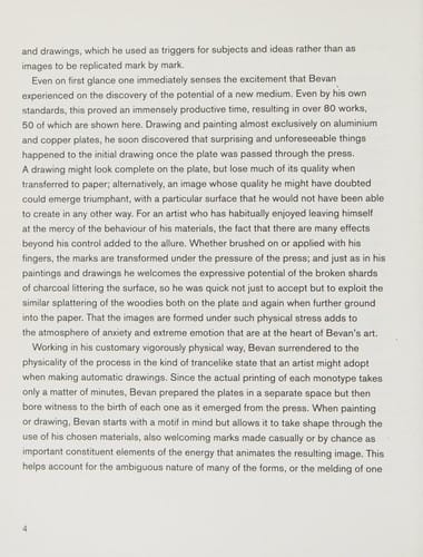 Tony Bevan: monotypes