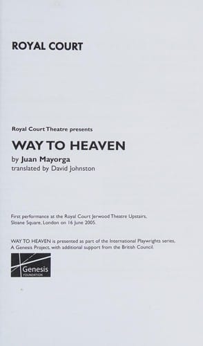WAY TO HEAVEN; TRANS. BY DAVID JOHNSTON.