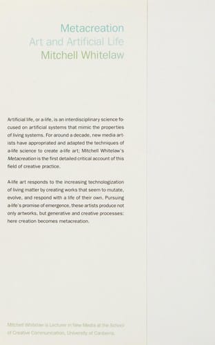 Metacreations: art and artificial life