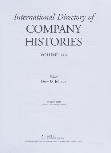 International directory of company histories. Vol. 146
