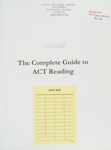The complete guide to ACT reading