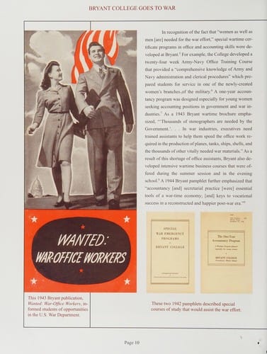 Bryant College goes to war