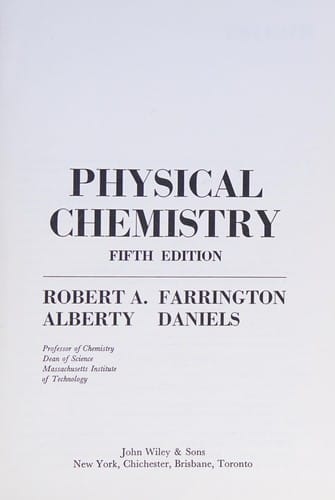 Physical chemistry