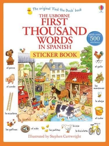 First Thousand Words in Spanish Sticker Book