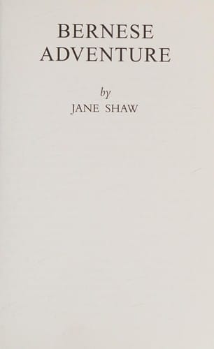 Bernese adventure