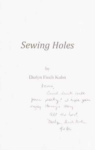 Sewing holes