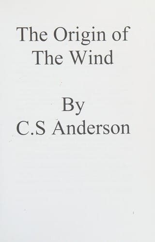 The origin of the wind