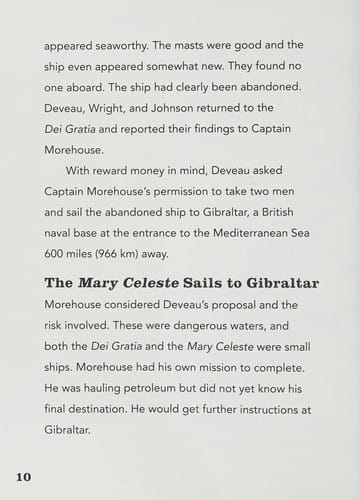 The mystery of the Mary Celeste