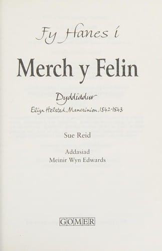 Merch y felin: dyddiadur Eliza Helsted, Manceinion, 1842-1843