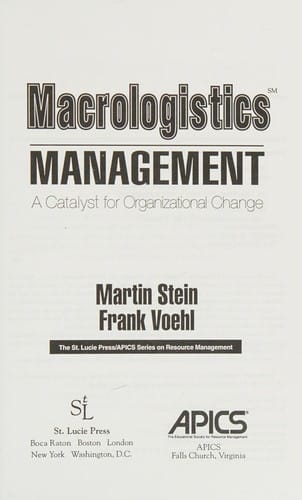 Macrologistics management: a catalyst for organizational change