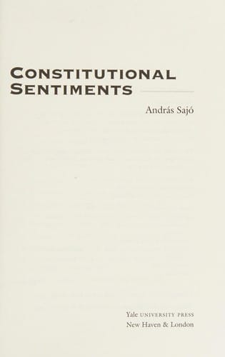 Constitutional Sentiments