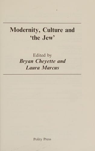 Modernity, culture and 'the Jew'